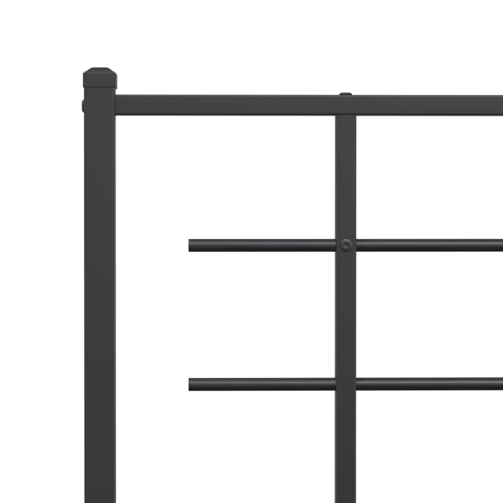udskiftningsgavl 75 cm metal sort