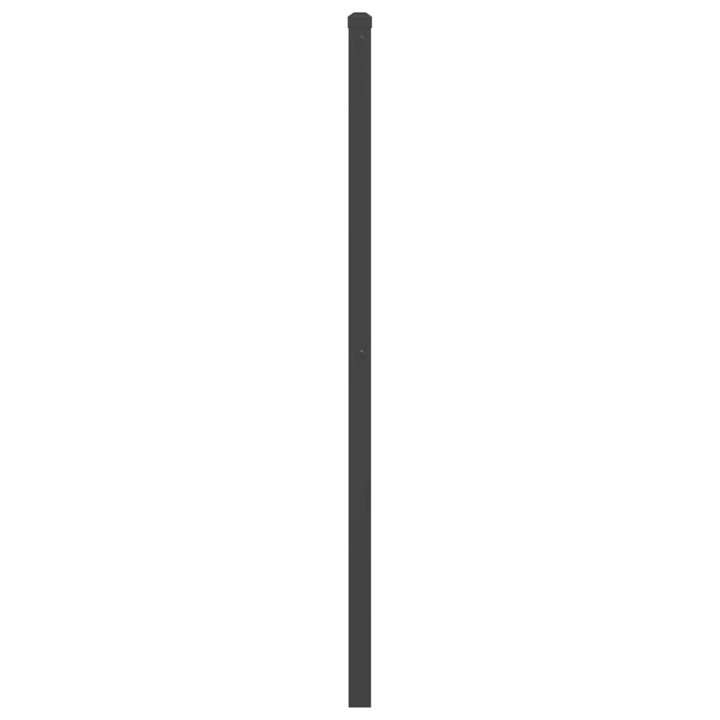 udskiftningsgavl 180 cm metal sort