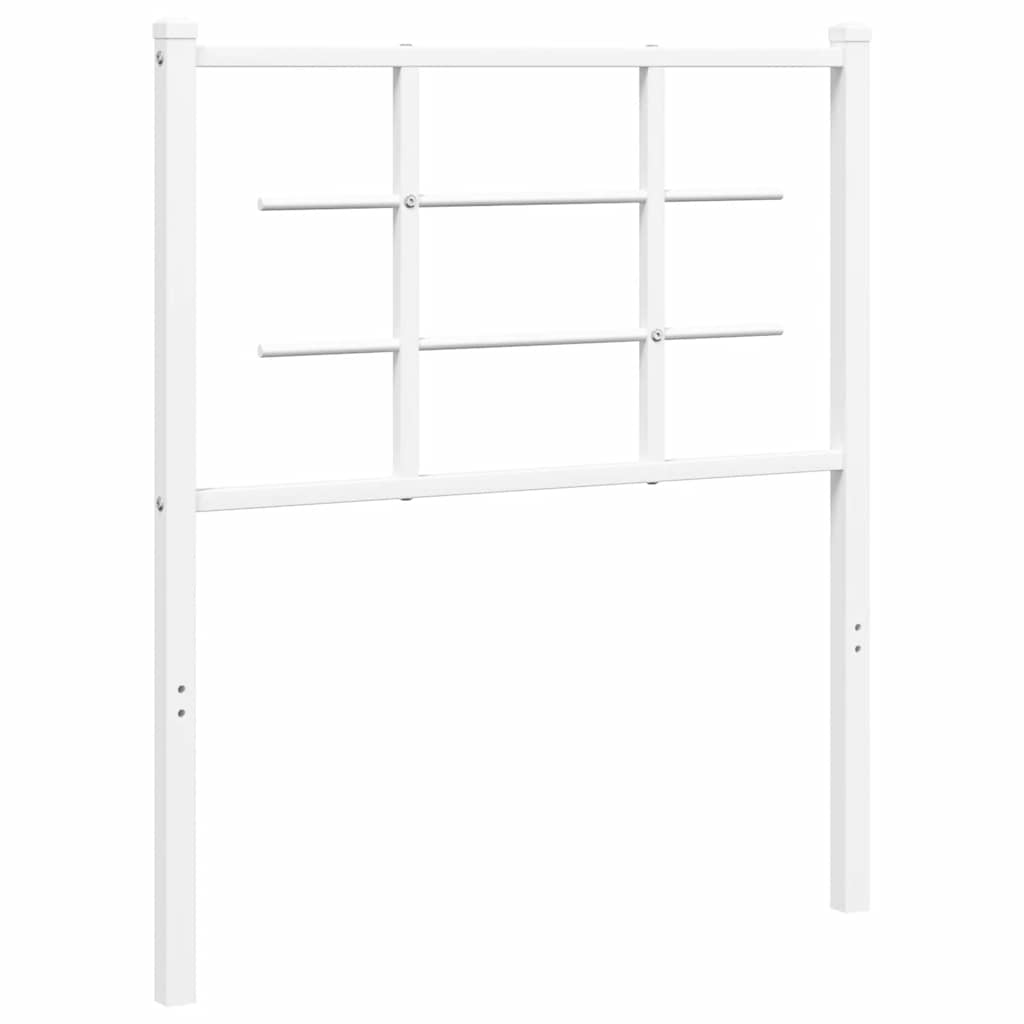 udskiftningsgavl 75 cm metal hvid