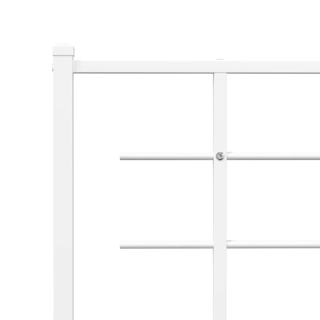 udskiftningsgavl 75 cm metal hvid