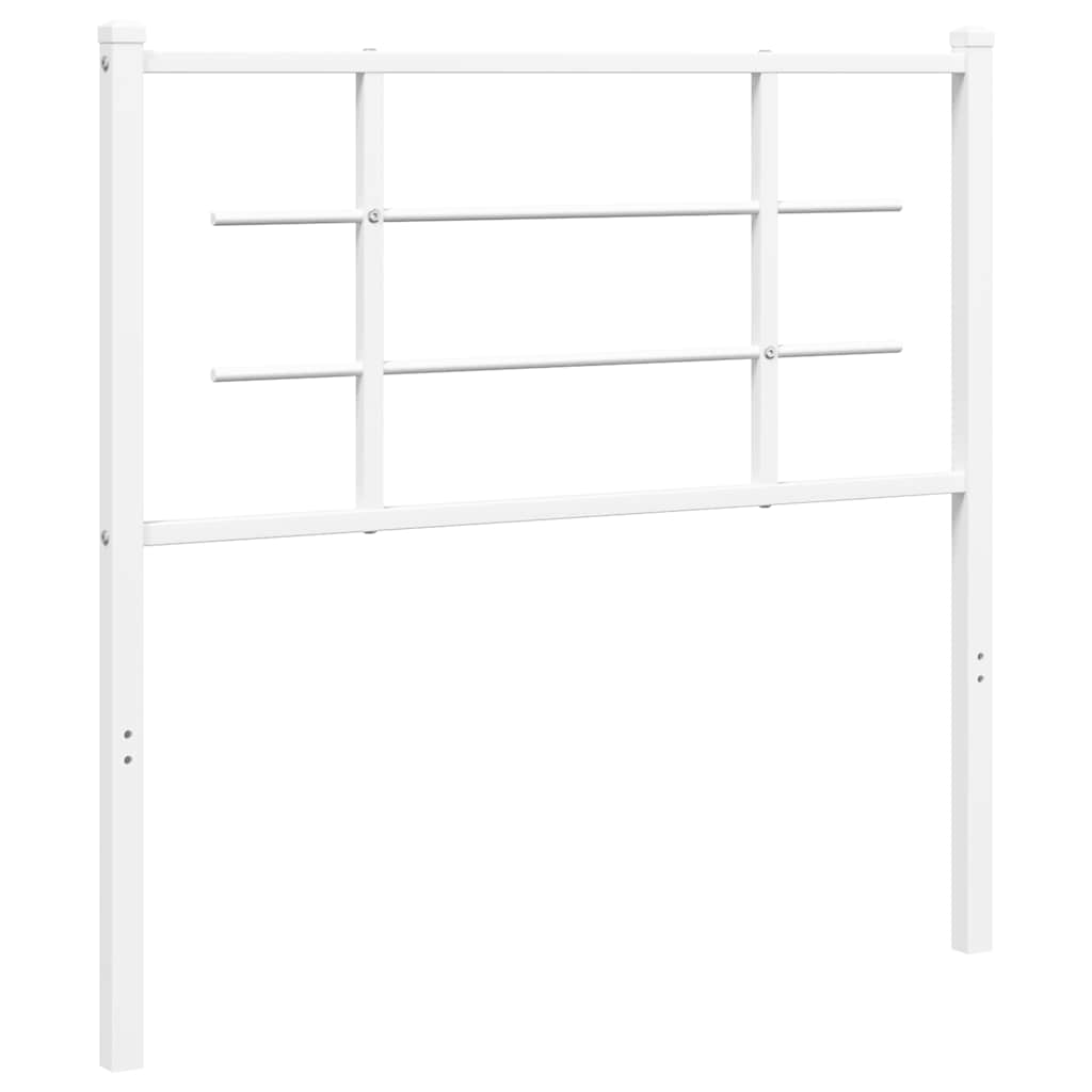 udskiftningsgavl 100 cm metal hvid