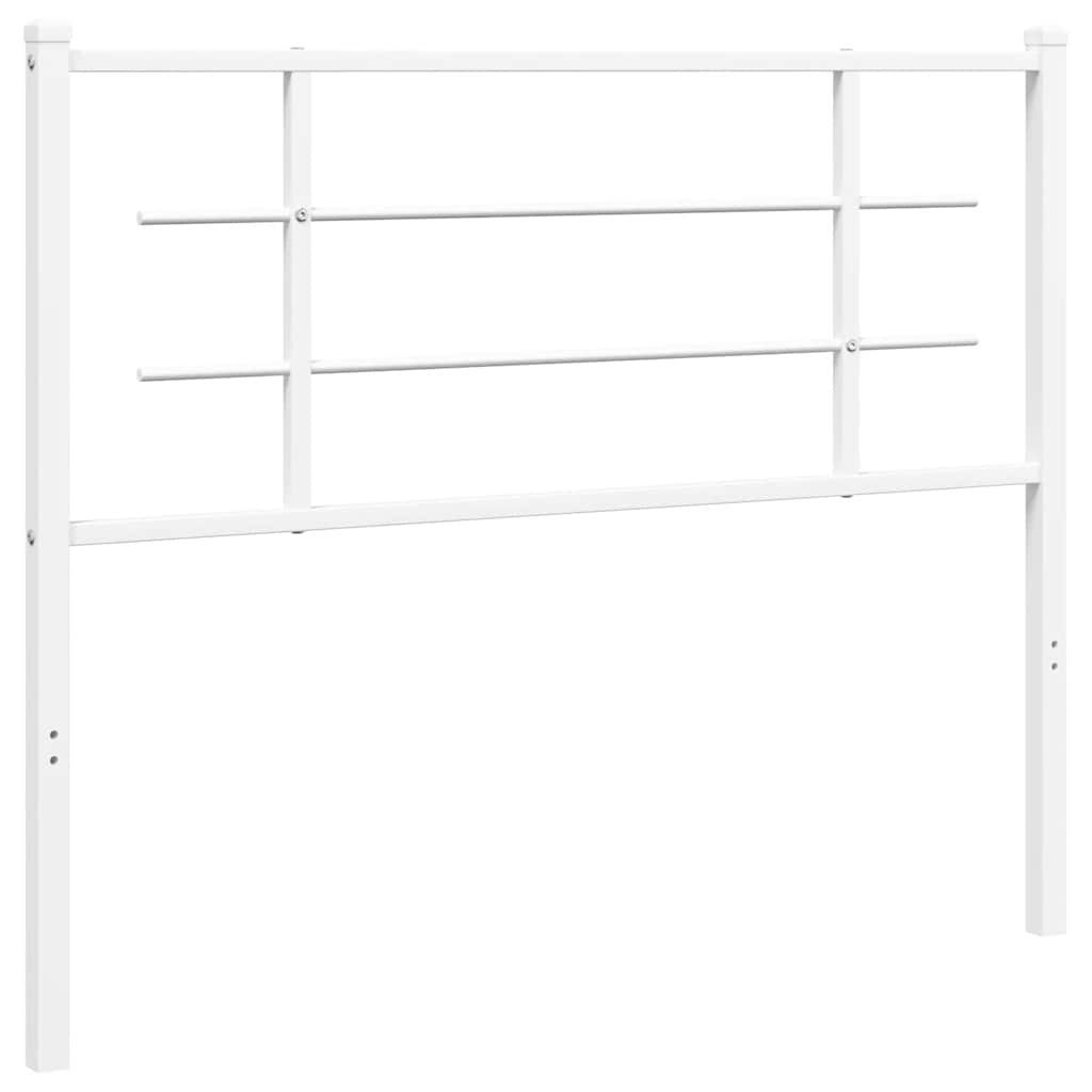 udskiftningsgavl 107 cm metal hvid
