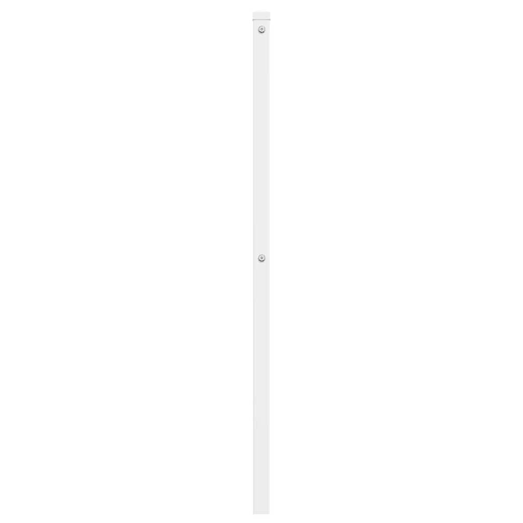 udskiftningsgavl 107 cm metal hvid