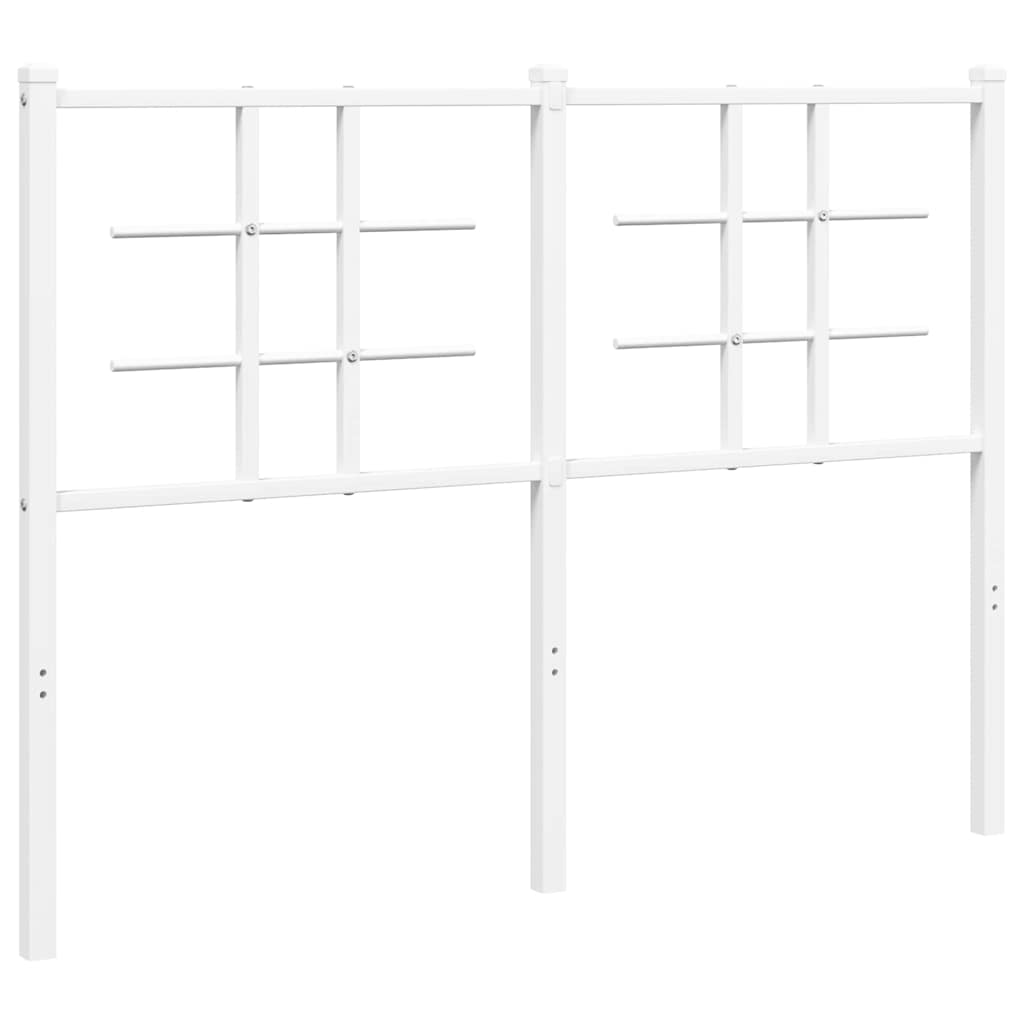 udskiftningsgavl 120 cm metal hvid