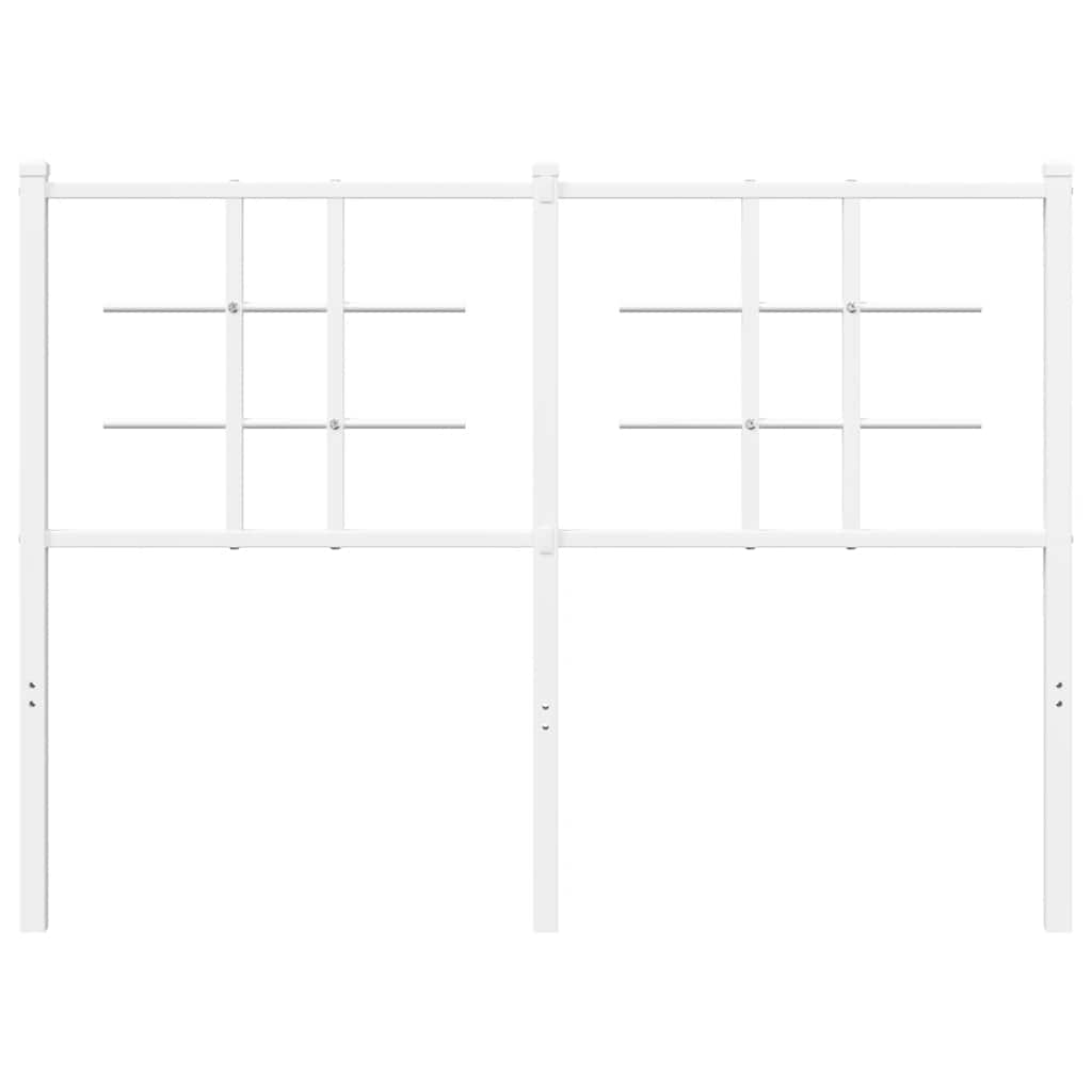 udskiftningsgavl 120 cm metal hvid
