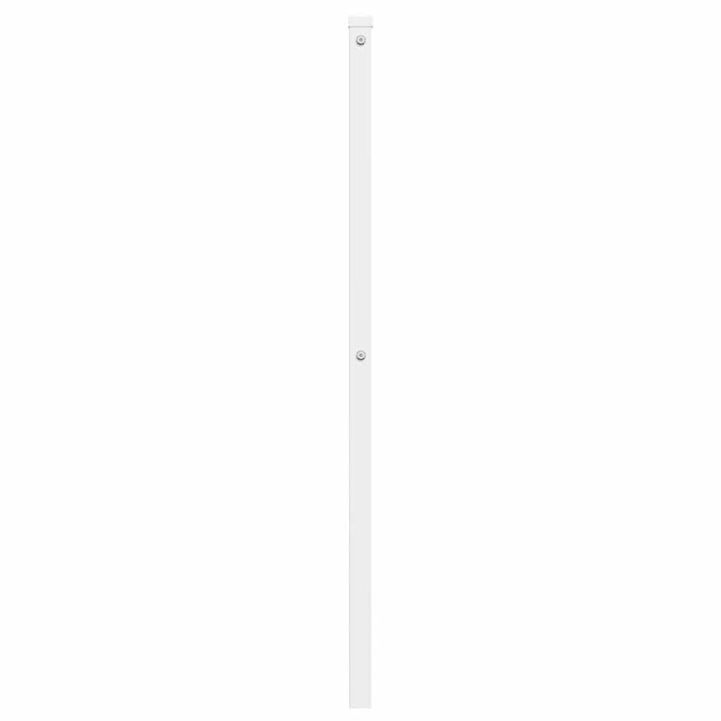 udskiftningsgavl 135 cm metal hvid