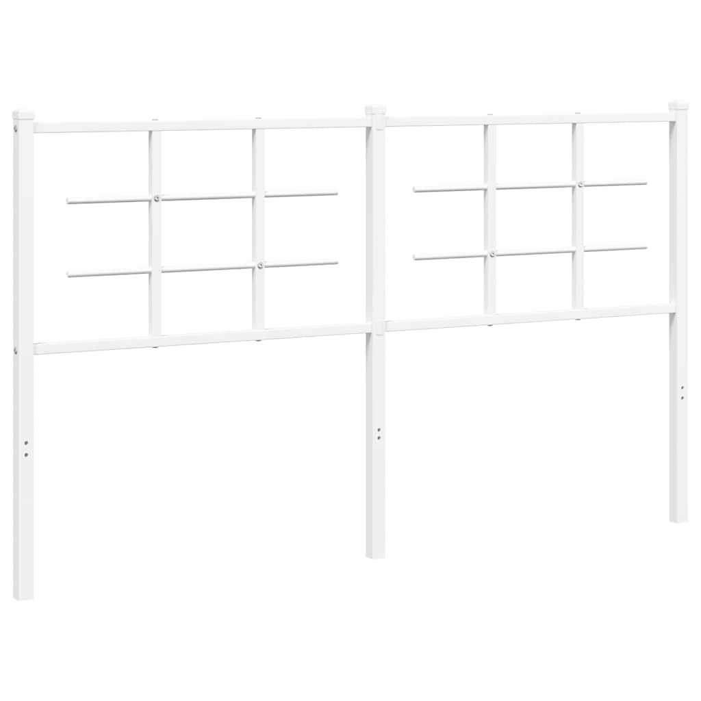 udskiftningsgavl 160 cm metal hvid