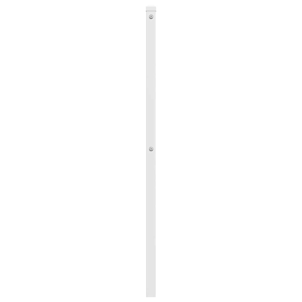 udskiftningsgavl 160 cm metal hvid