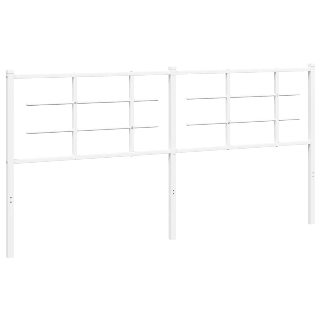 udskiftningsgavl 180 cm metal hvid