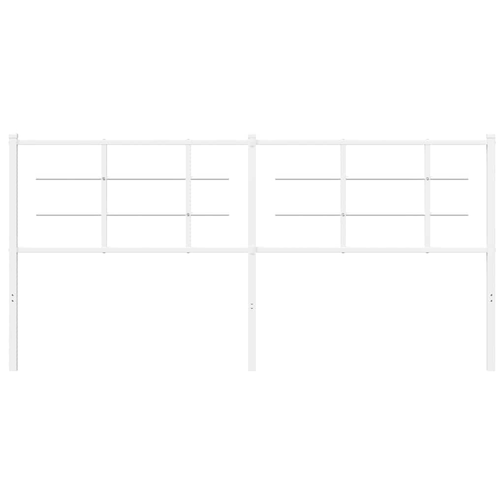 udskiftningsgavl 180 cm metal hvid