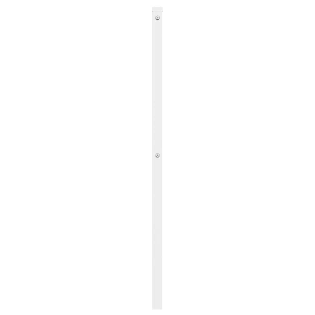 udskiftningsgavl 180 cm metal hvid
