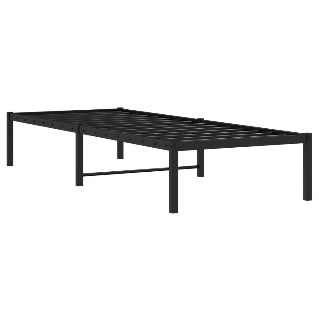 sengeramme 80x200 cm metal sort