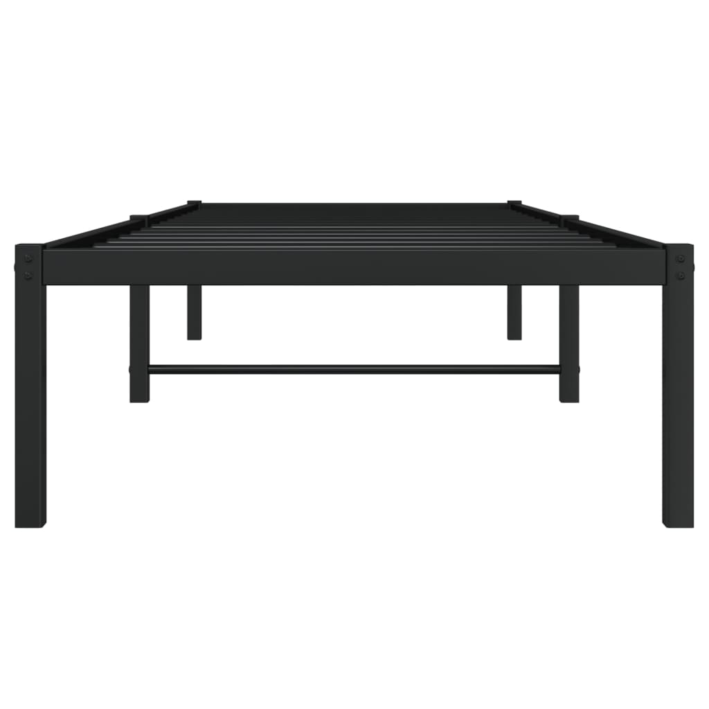 sengeramme 80x200 cm metal sort