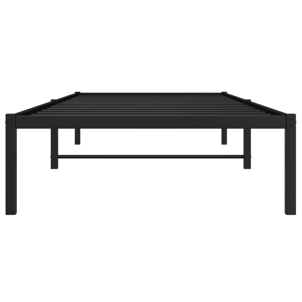 sengeramme 90x200 cm metal sort