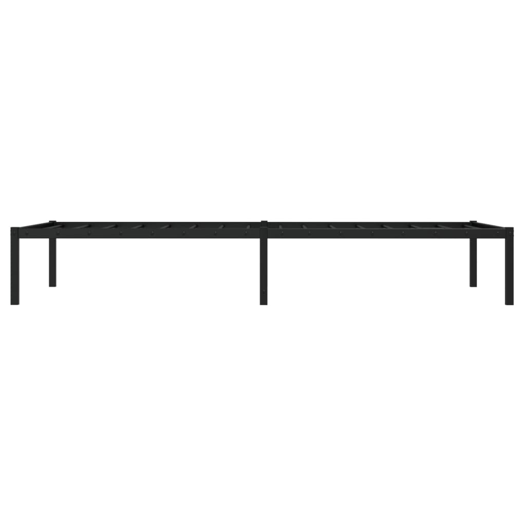 sengeramme 90x200 cm metal sort