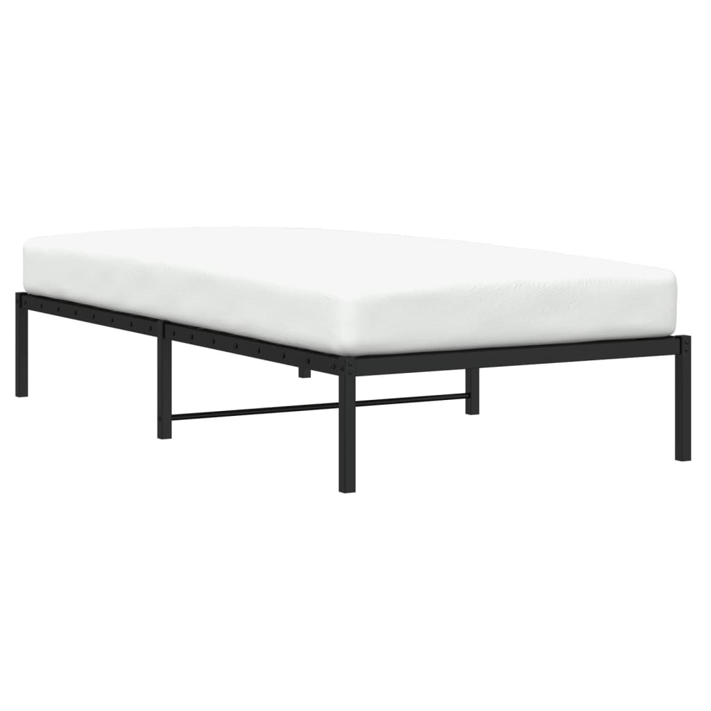 sengeramme 100x200 cm metal sort