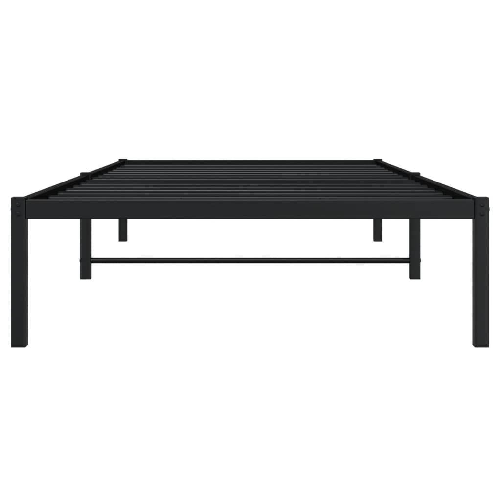 sengeramme 100x200 cm metal sort