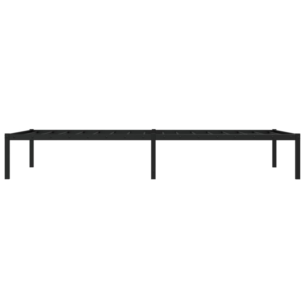 sengeramme 100x200 cm metal sort