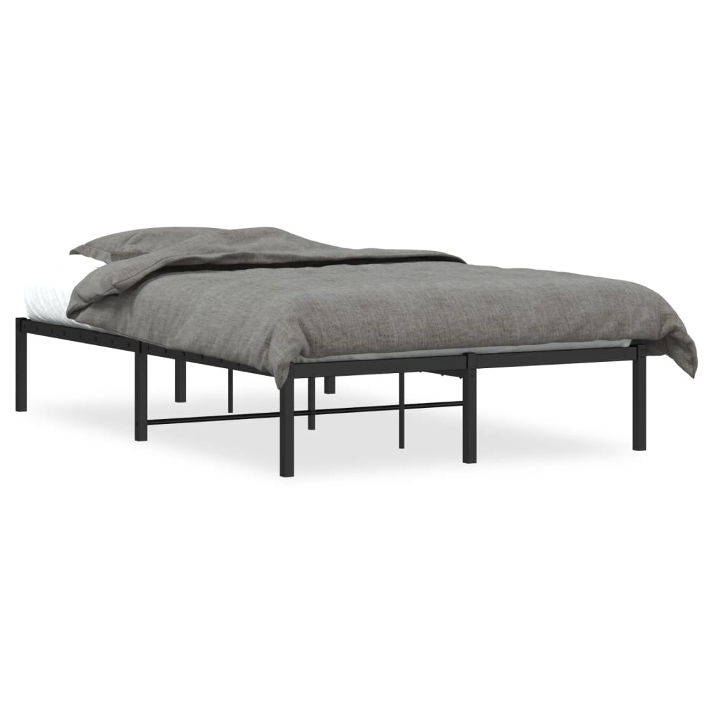 sengeramme 120x190 cm metal sort