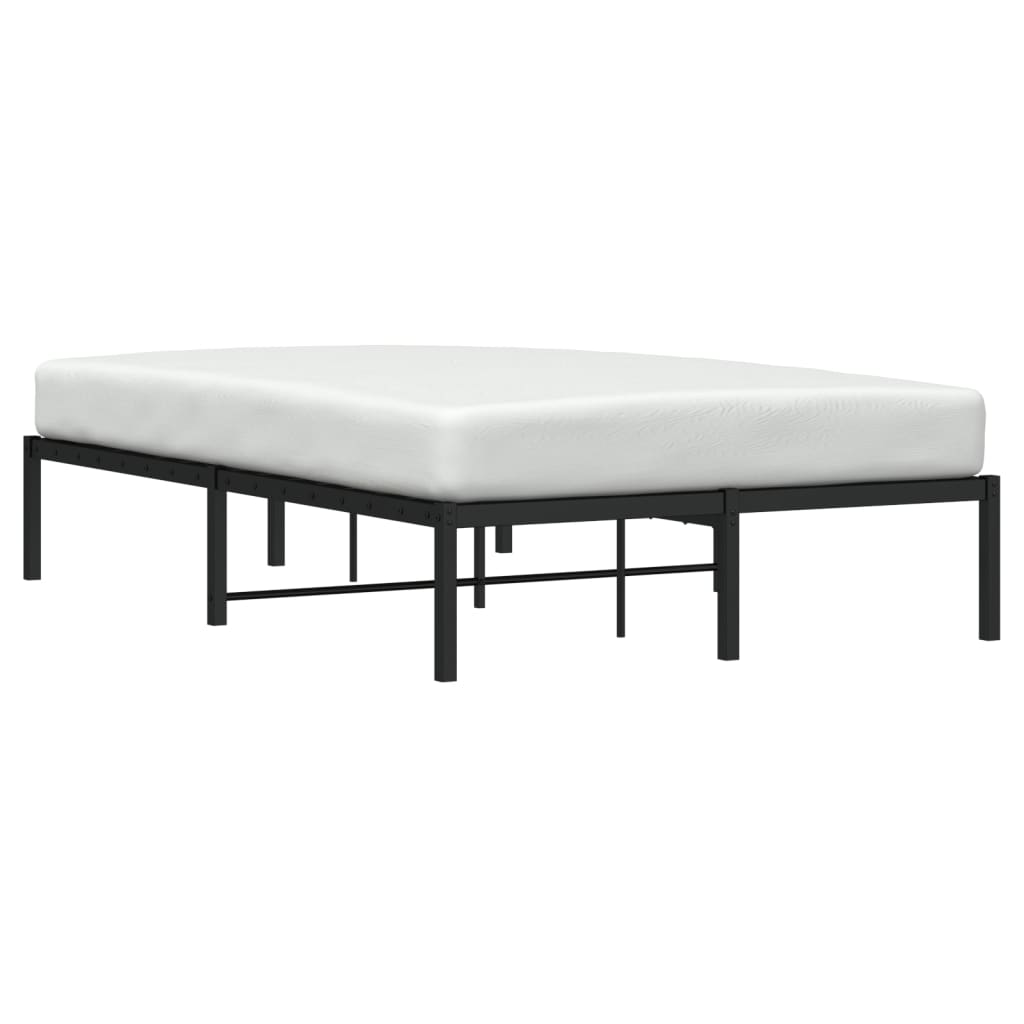 sengeramme 120x190 cm metal sort