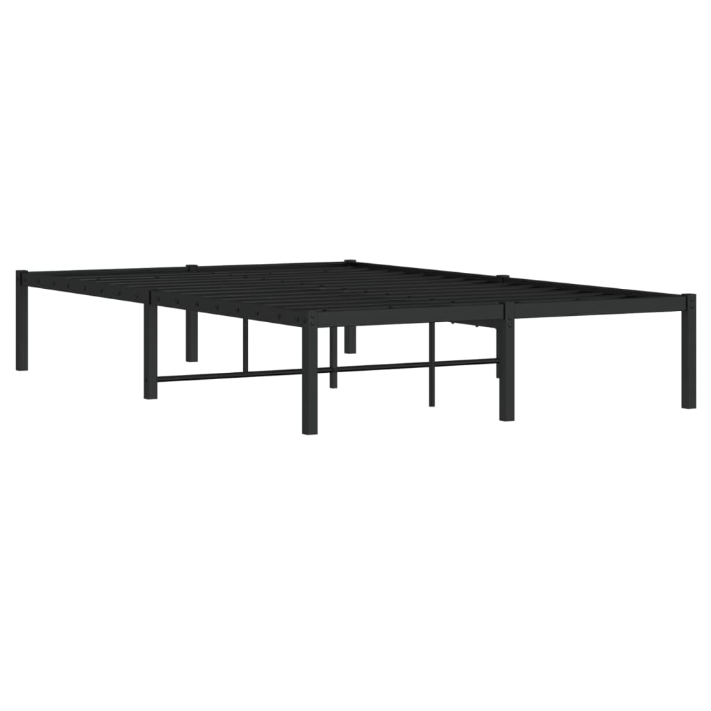 sengeramme 120x190 cm metal sort