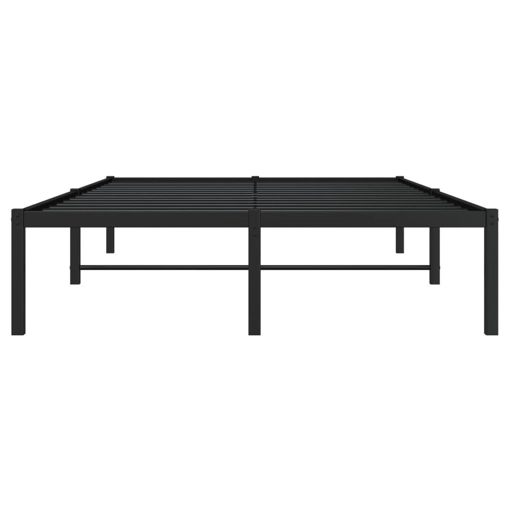 sengeramme 120x190 cm metal sort