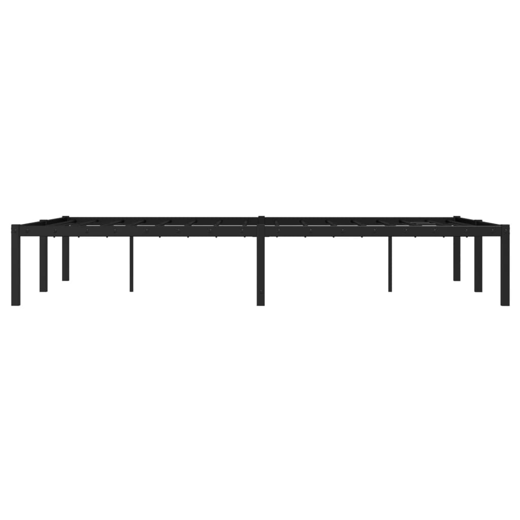 sengeramme 120x190 cm metal sort