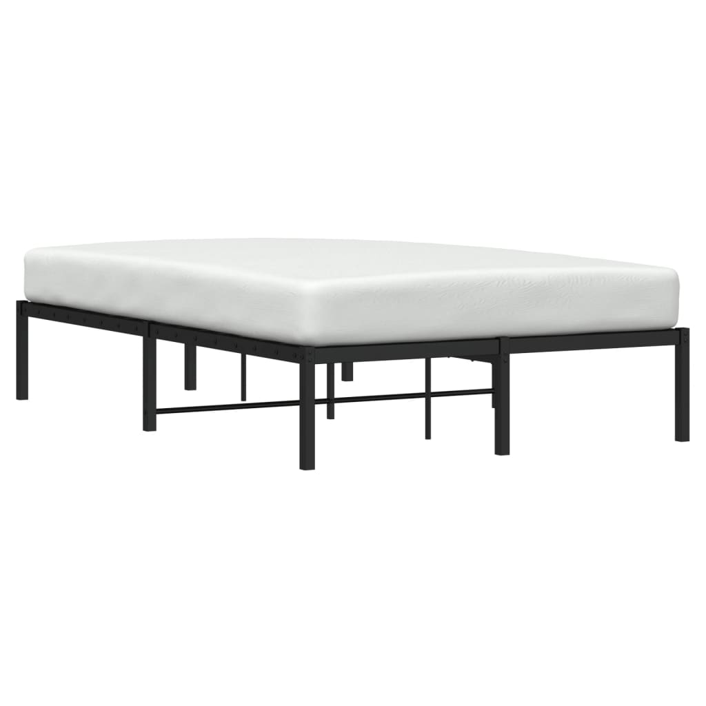 sengeramme 120x200 cm metal sort