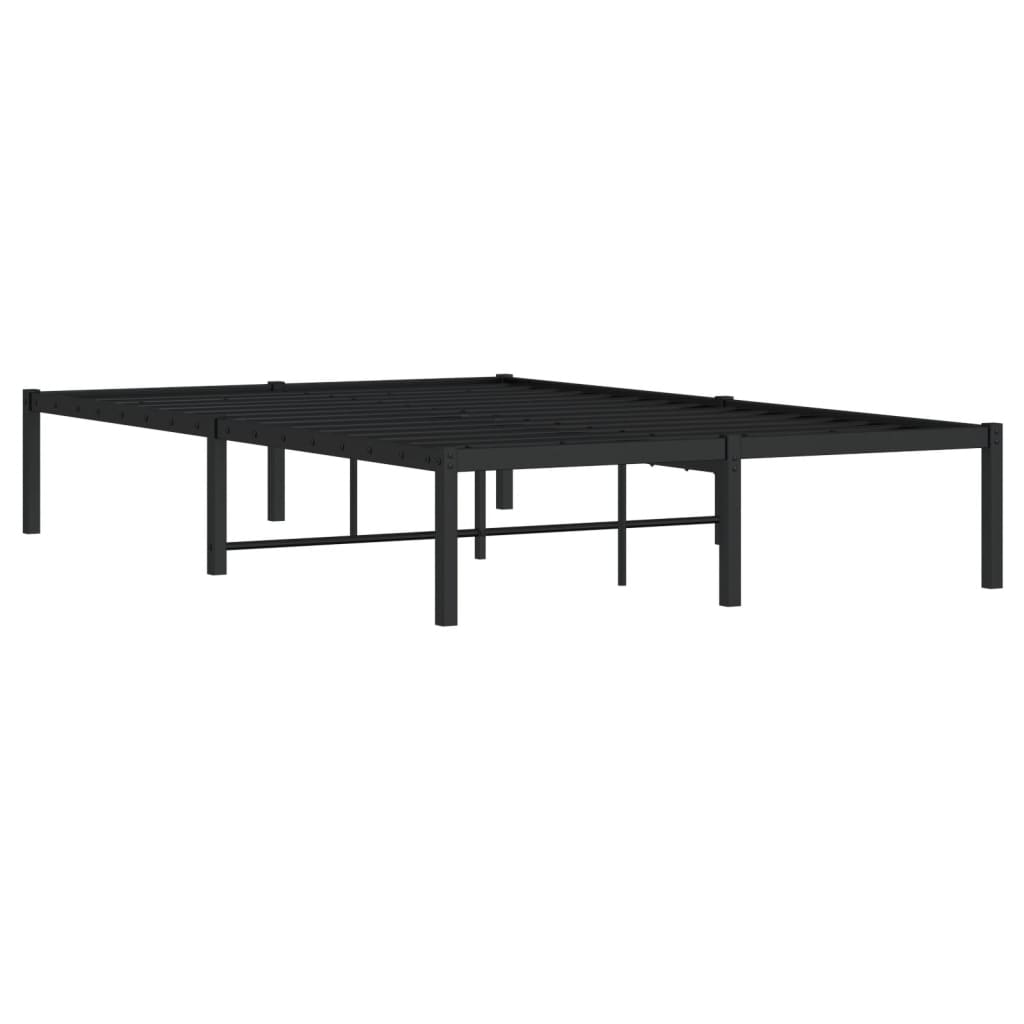 sengeramme 120x200 cm metal sort