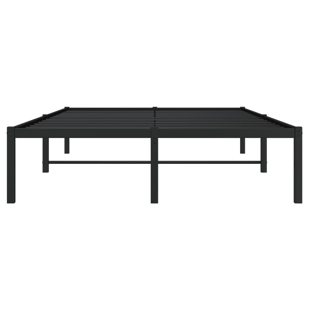 sengeramme 120x200 cm metal sort