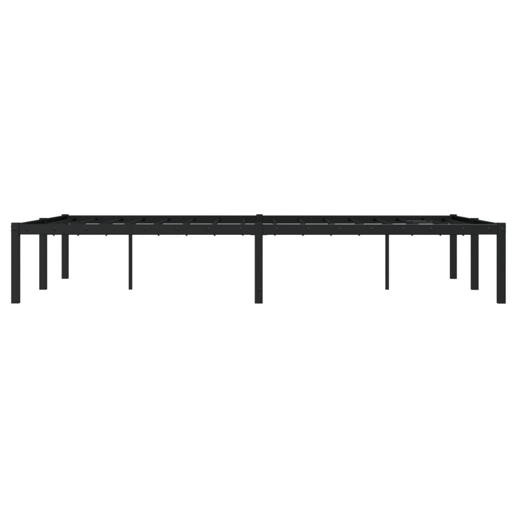 sengeramme 120x200 cm metal sort