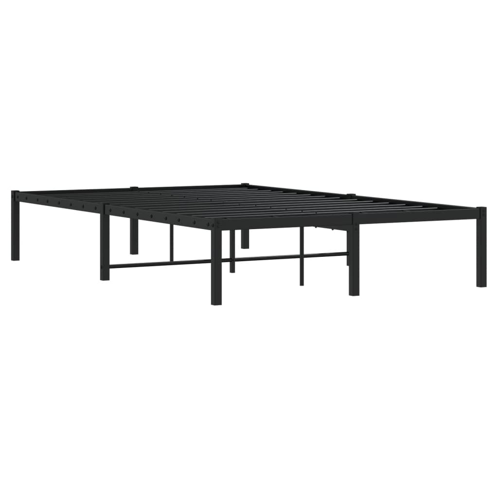 sengeramme 120x200 cm metal sort