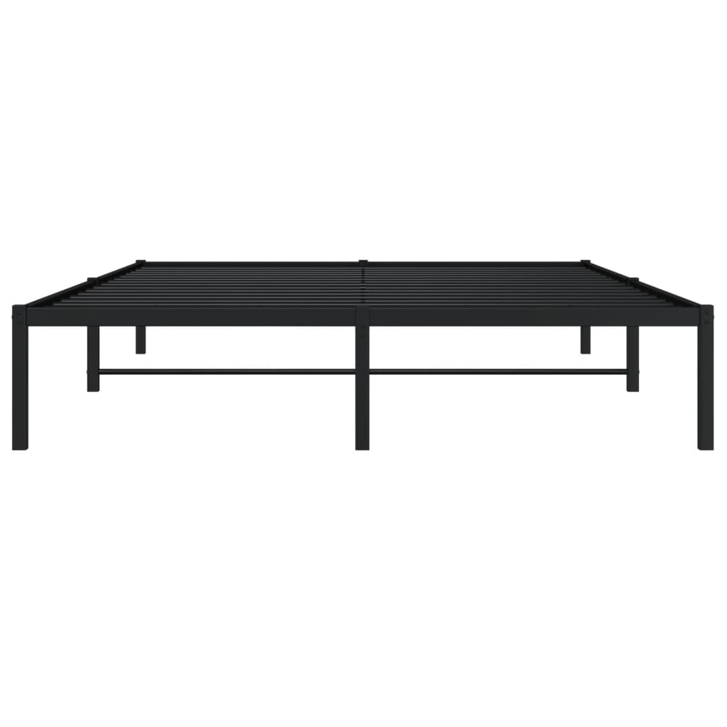 sengeramme 160x200 cm metal sort