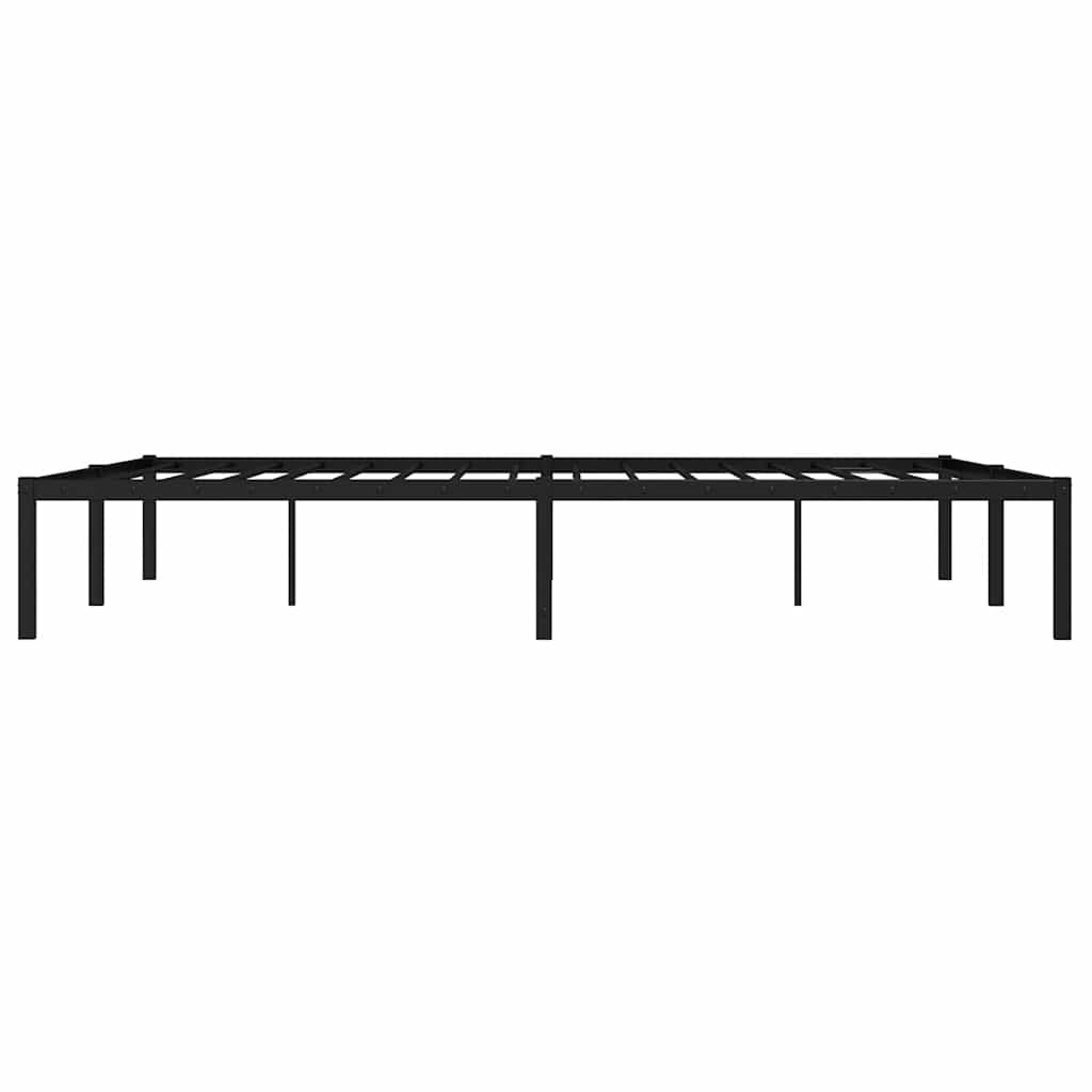 sengeramme 160x200 cm metal sort