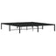 sengeramme 183x213 cm metal sort