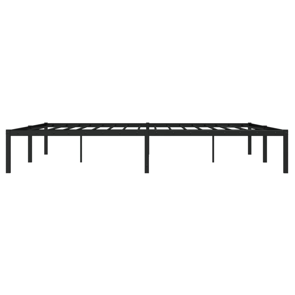 sengeramme 183x213 cm metal sort