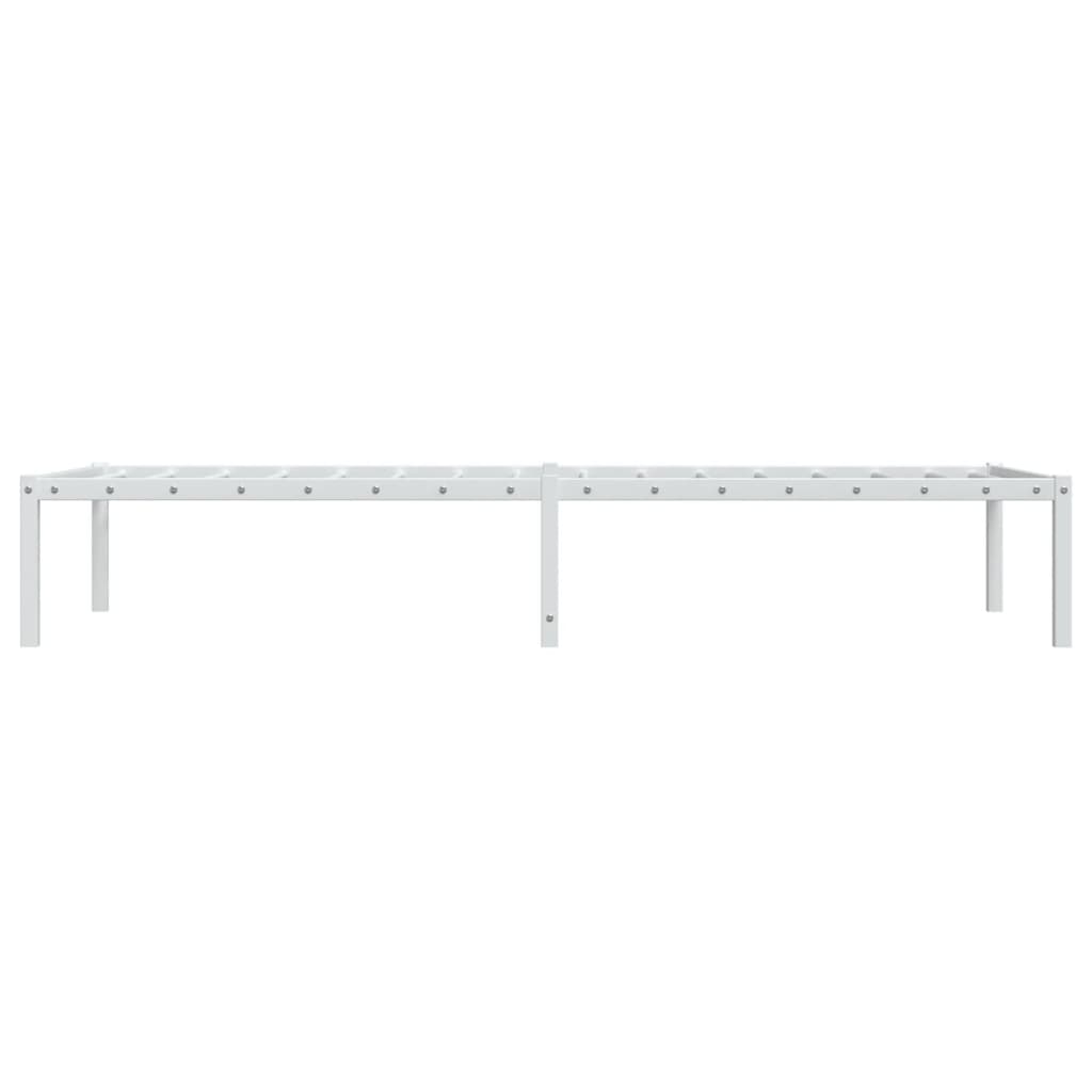 sengeramme 80x200 cm metal hvid
