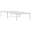 sengeramme 80x200 cm metal hvid