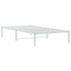 sengeramme 100x190 cm metal hvid