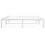 sengeramme 135x190 cm metal hvid