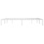 sengeramme 200x200 cm metal hvid