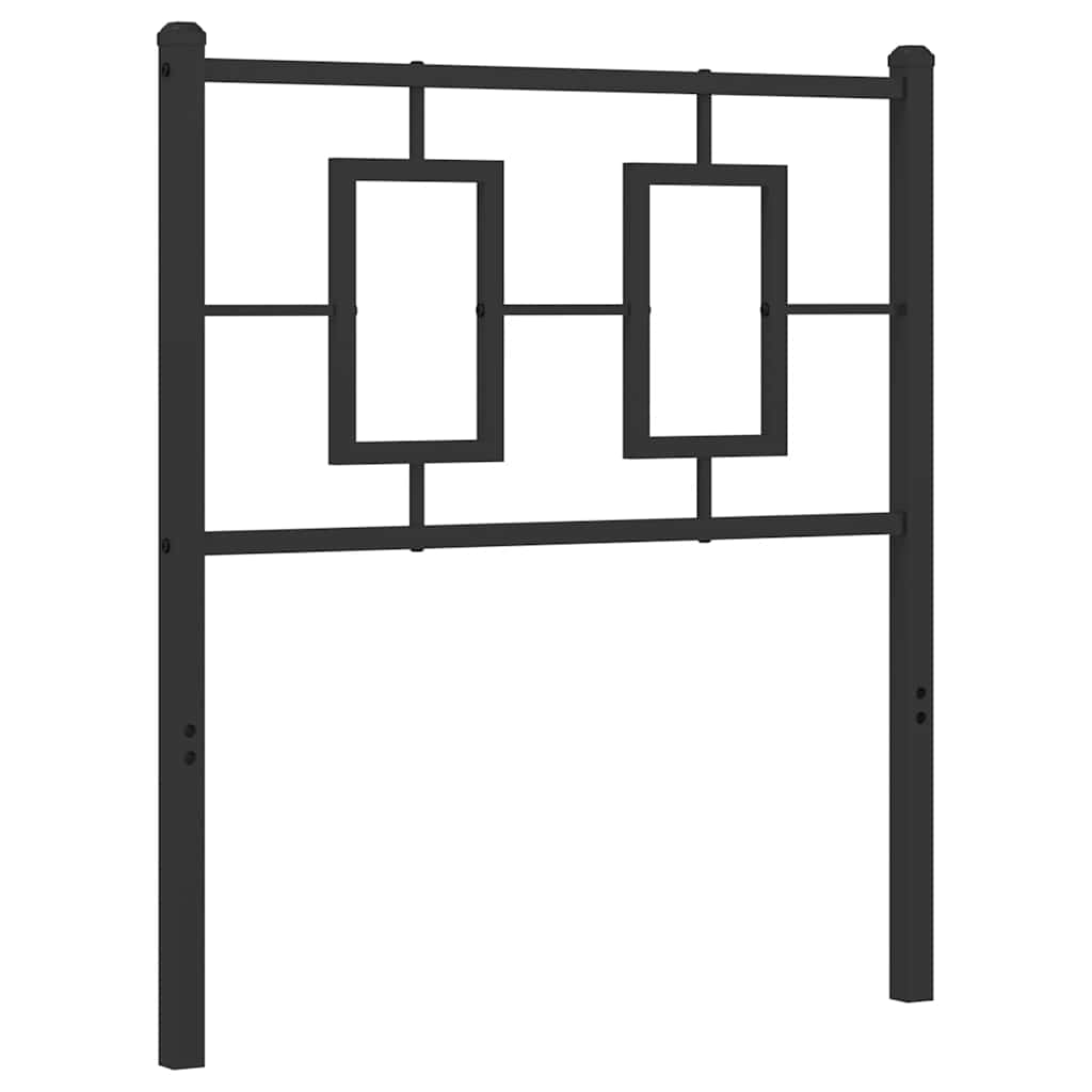 udskiftningsgavl 75 cm metal sort