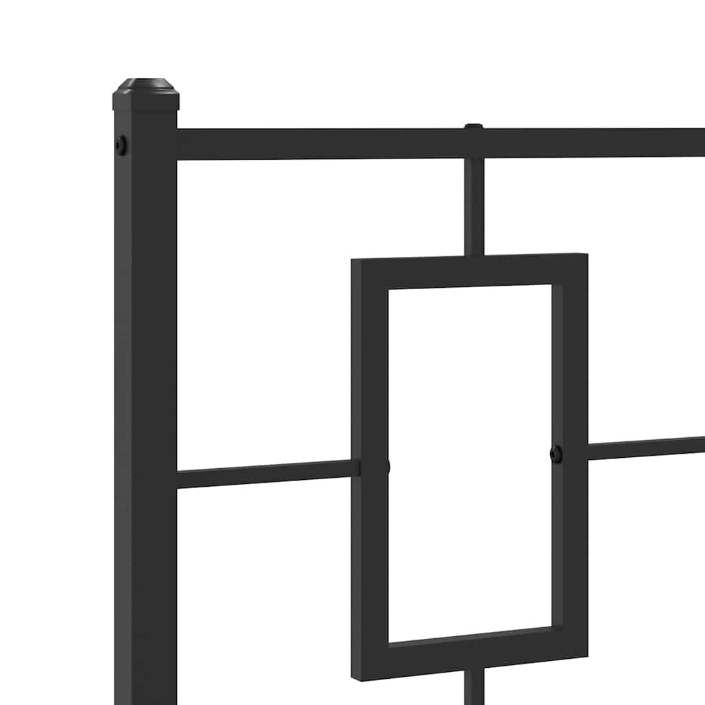 udskiftningsgavl 75 cm metal sort
