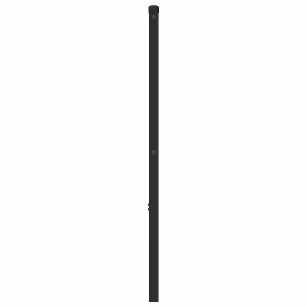 udskiftningsgavl 193 cm metal sort