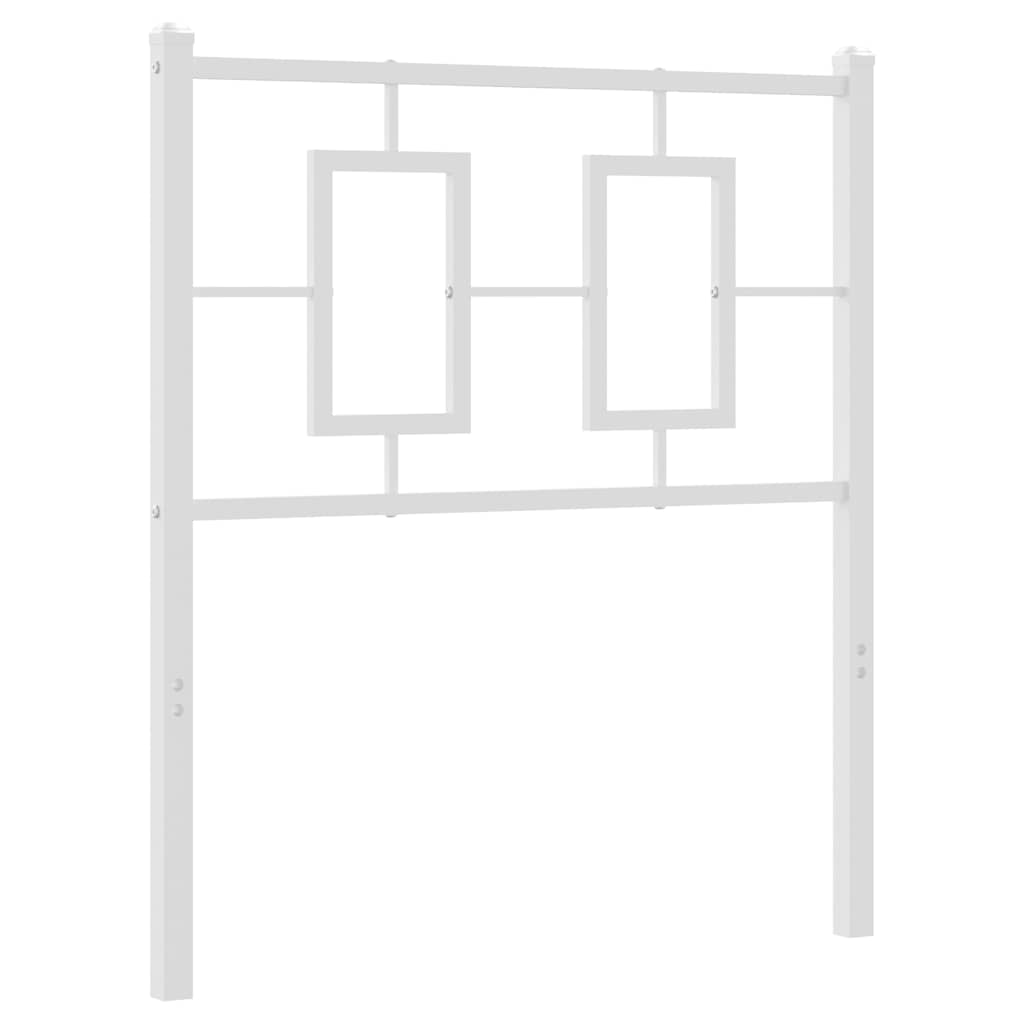 udskiftningsgavl 75 cm metal hvid