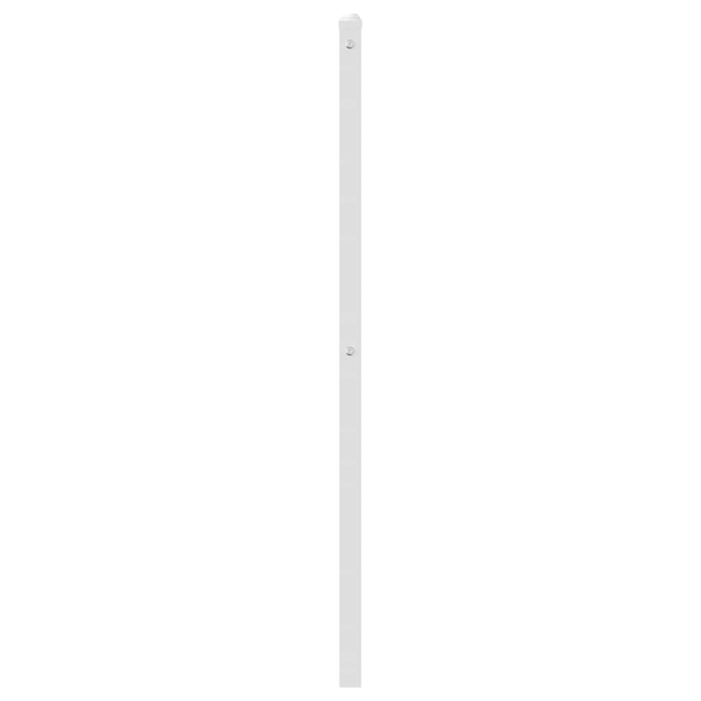 udskiftningsgavl 75 cm metal hvid