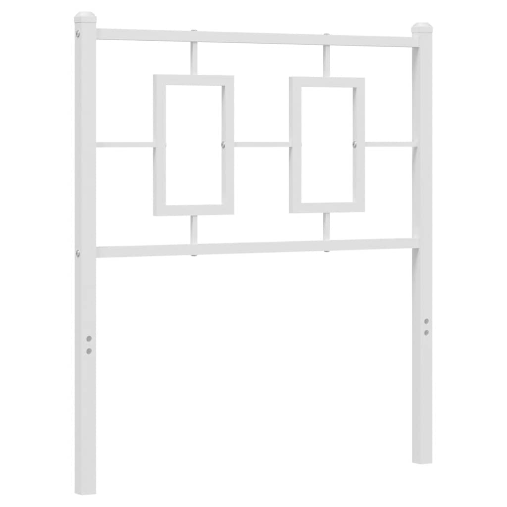 udskiftningsgavl 75 cm metal hvid