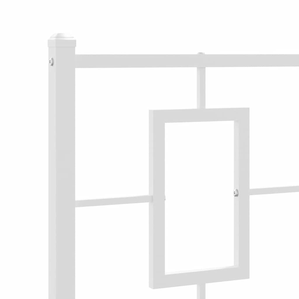 udskiftningsgavl 75 cm metal hvid