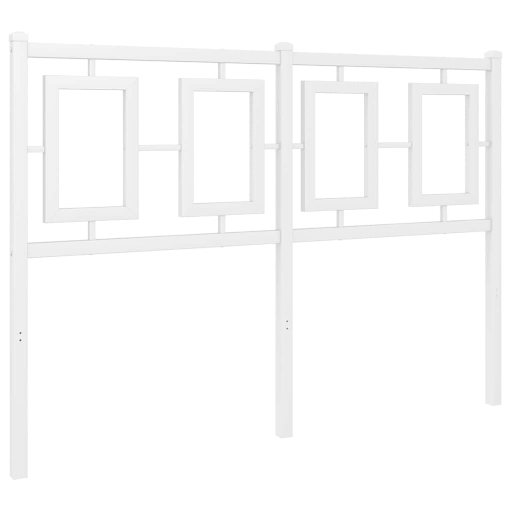 udskiftningsgavl 120 cm metal hvid