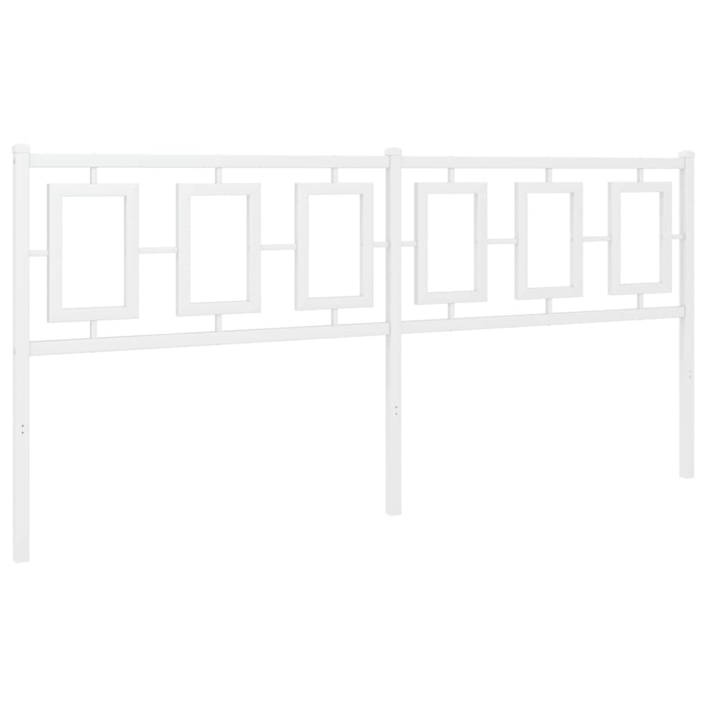 udskiftningsgavl 180 cm metal hvid